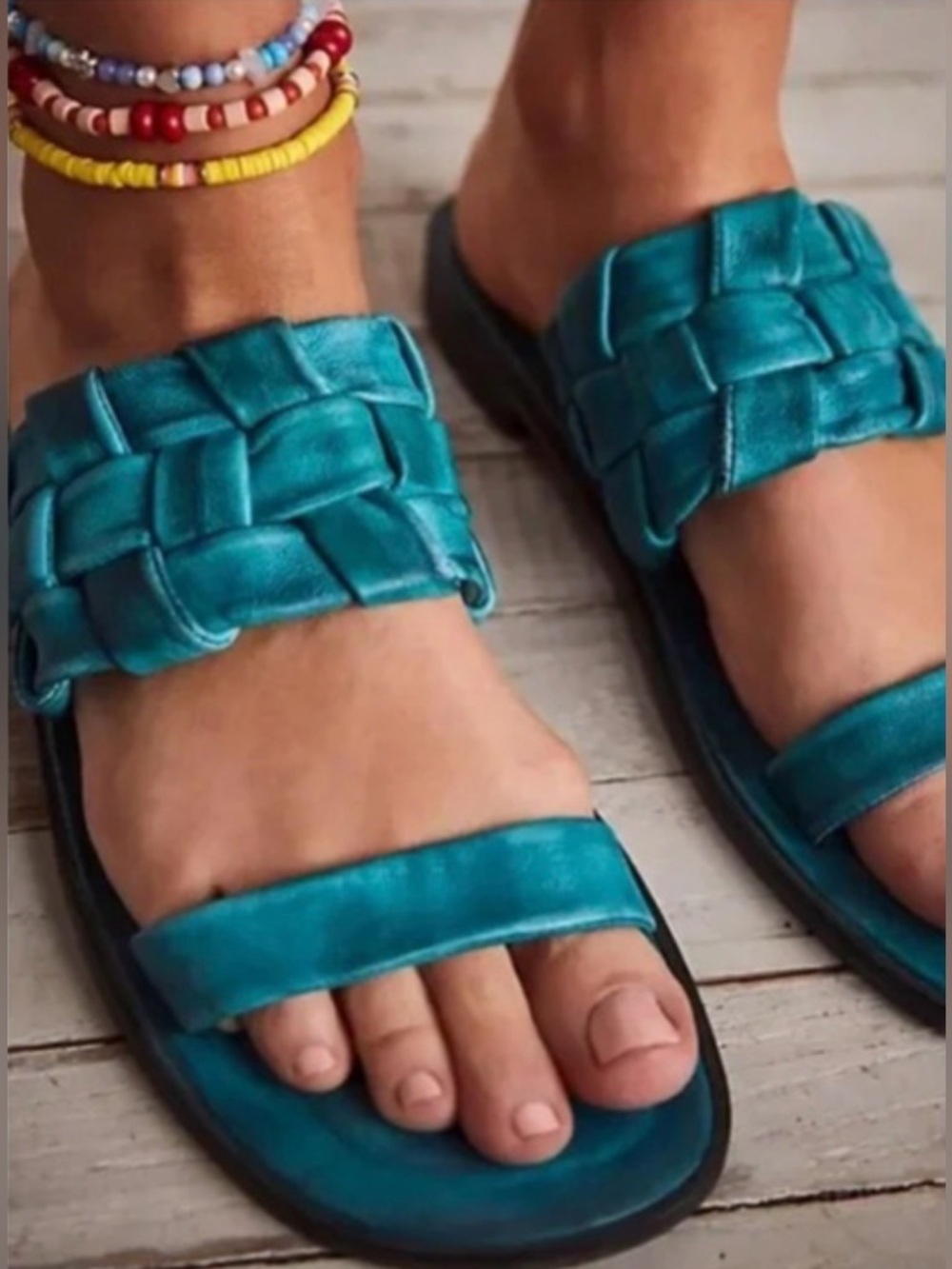 Free People winding river leather Sandals